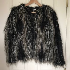 H&M Faux Fur Coat